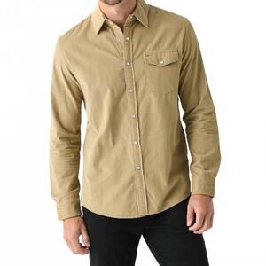 NEW CRIQUET corduroy button down shirt in twill